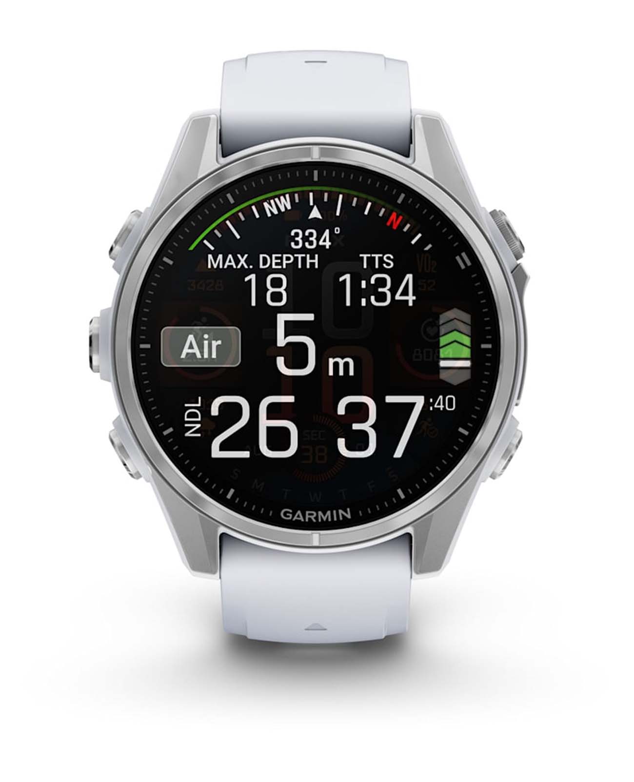 Garmin Garmin Fenix 8 010-02903-00 электронные мужские часы часы крупный план  циферблата
