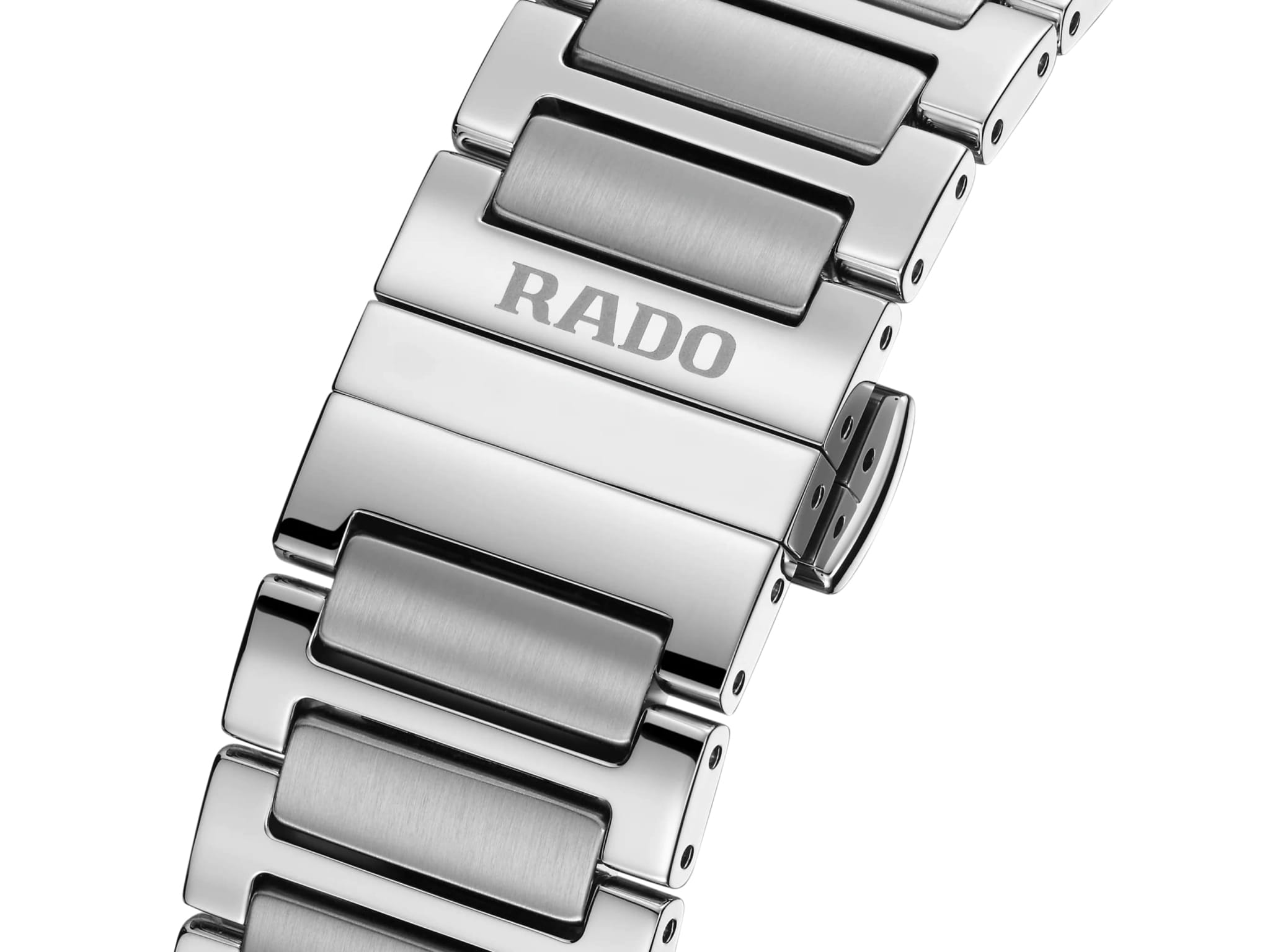 Rado R12160103 мужские часы застежка крупным планом