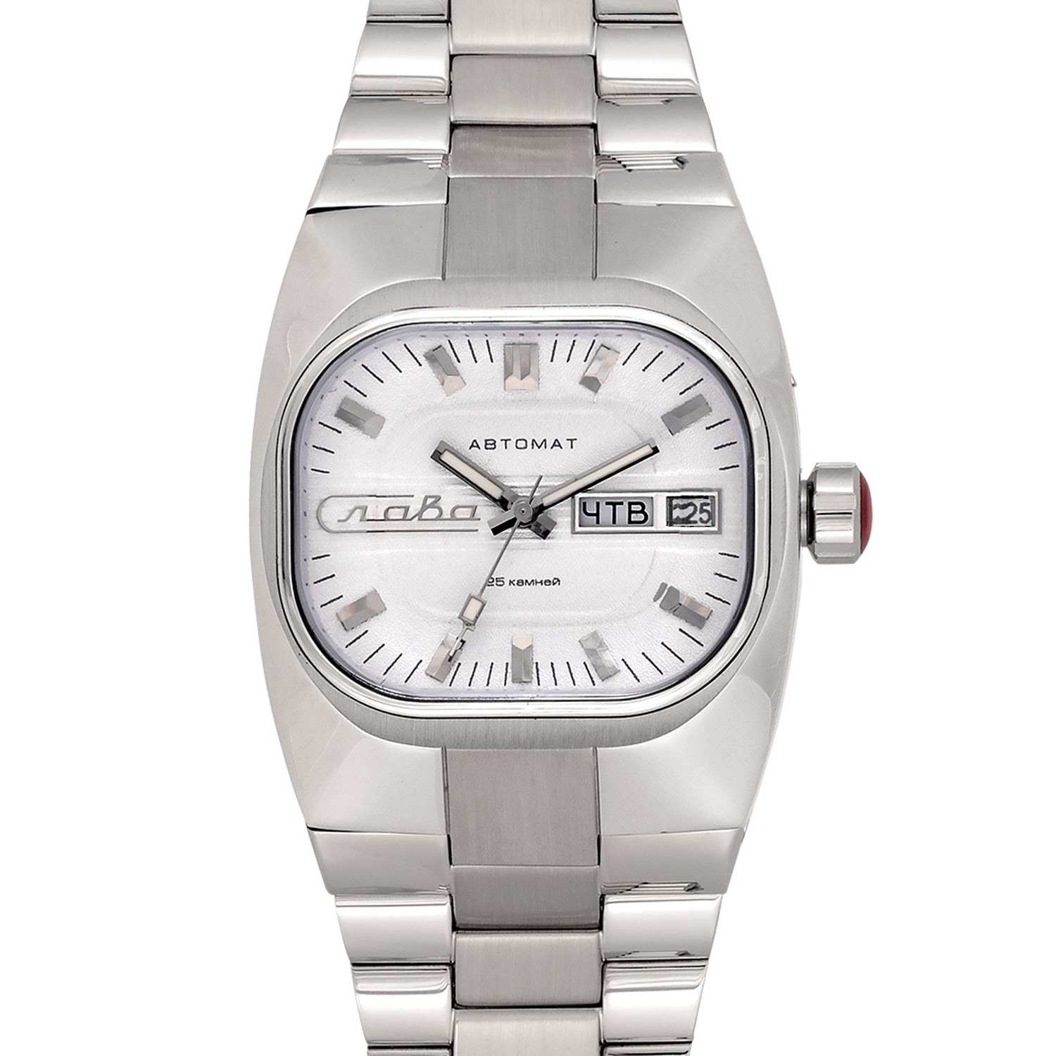 Оригинальные часы Слава Слава Танк 4320690/100-2427 механические калибр механизма слава 2427 общий вид