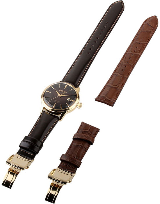 Seiko Seiko Presage SRPD36J1 мужские часы коричневый циферблат на запястье