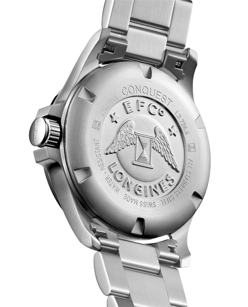 Longines  Longines Conquest V.H.P. L3.726.4.76.6 , наручные мужские часы фото под углом
