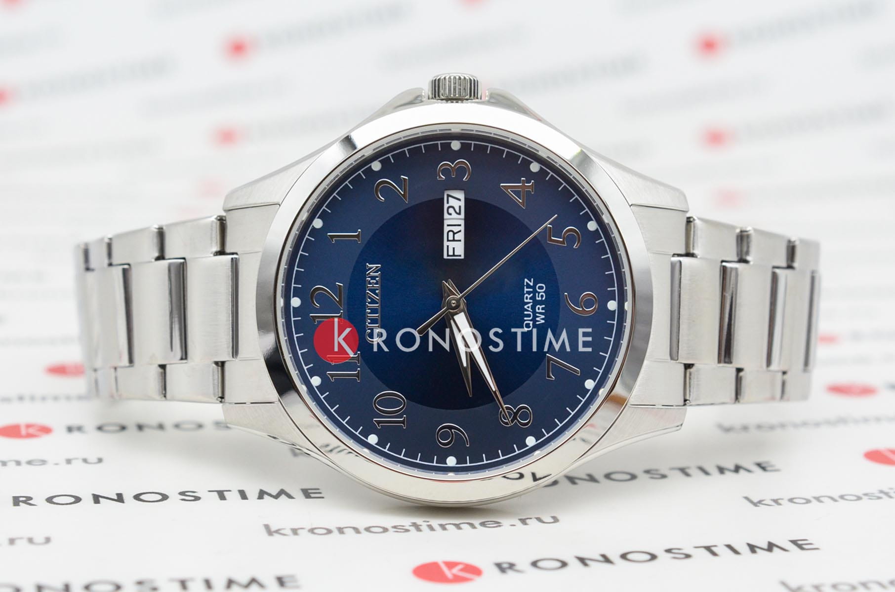Citizen Citizen Basic BF2021-82L , наручные мужские часы фото под углом