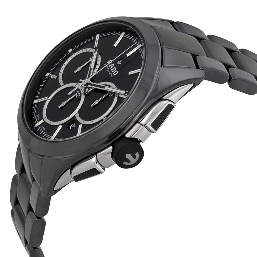 Rado Rado HyperChrome Automatic Chronograph R32275152, hyperchrome швейцария мужские часы на браслете керамика боковой вид