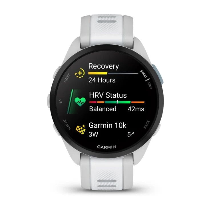 Оригинальные часы Garmin Garmin Forerunner 165 White 010-02863-21 электронные калибр механизма  общий вид