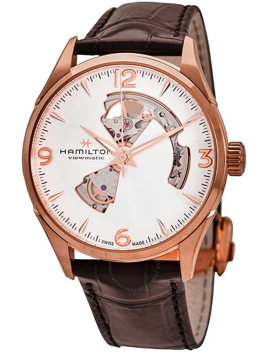 Hamilton Hamilton Jazzmaster Open Heart Auto H32735551 , наручные мужские часы фото под углом