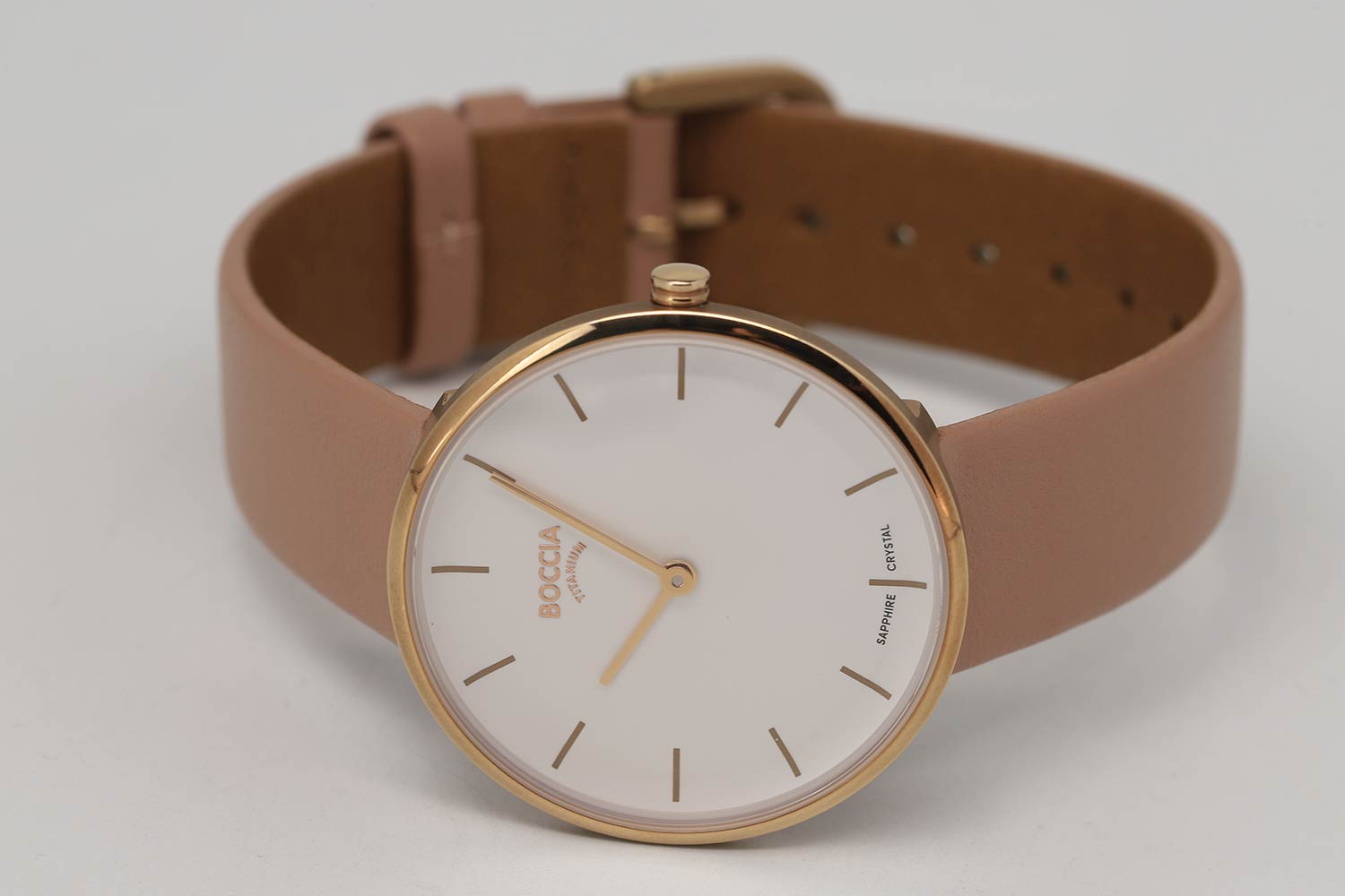 Boccia Titanium Boccia Titanium 3327-05 женские часы белый циферблат на запястье