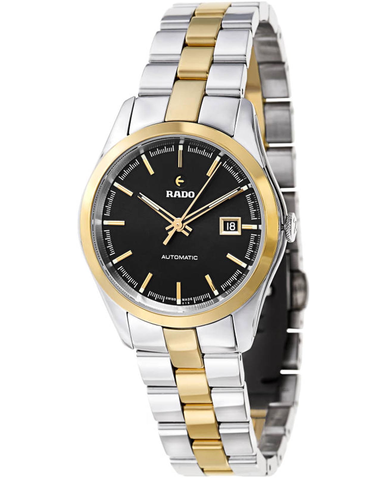 Rado Rado Hyperchrome R32088152, hyperchrome швейцария женские часы на браслете нержавеющая сталь с pvd-покрытием боковой вид