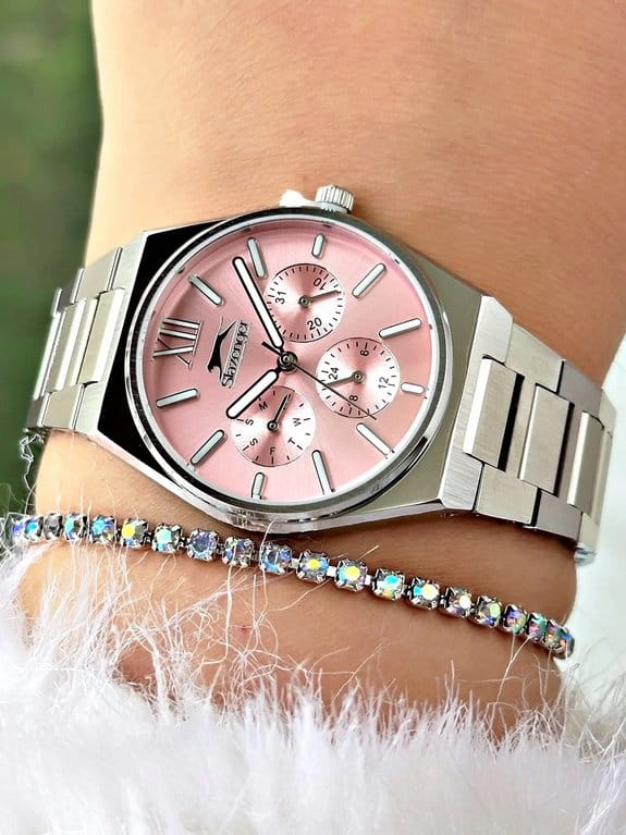 Slazenger Slazenger SL.09.2243.4.02,  англия женские часы на браслете нержавеющая сталь боковой вид