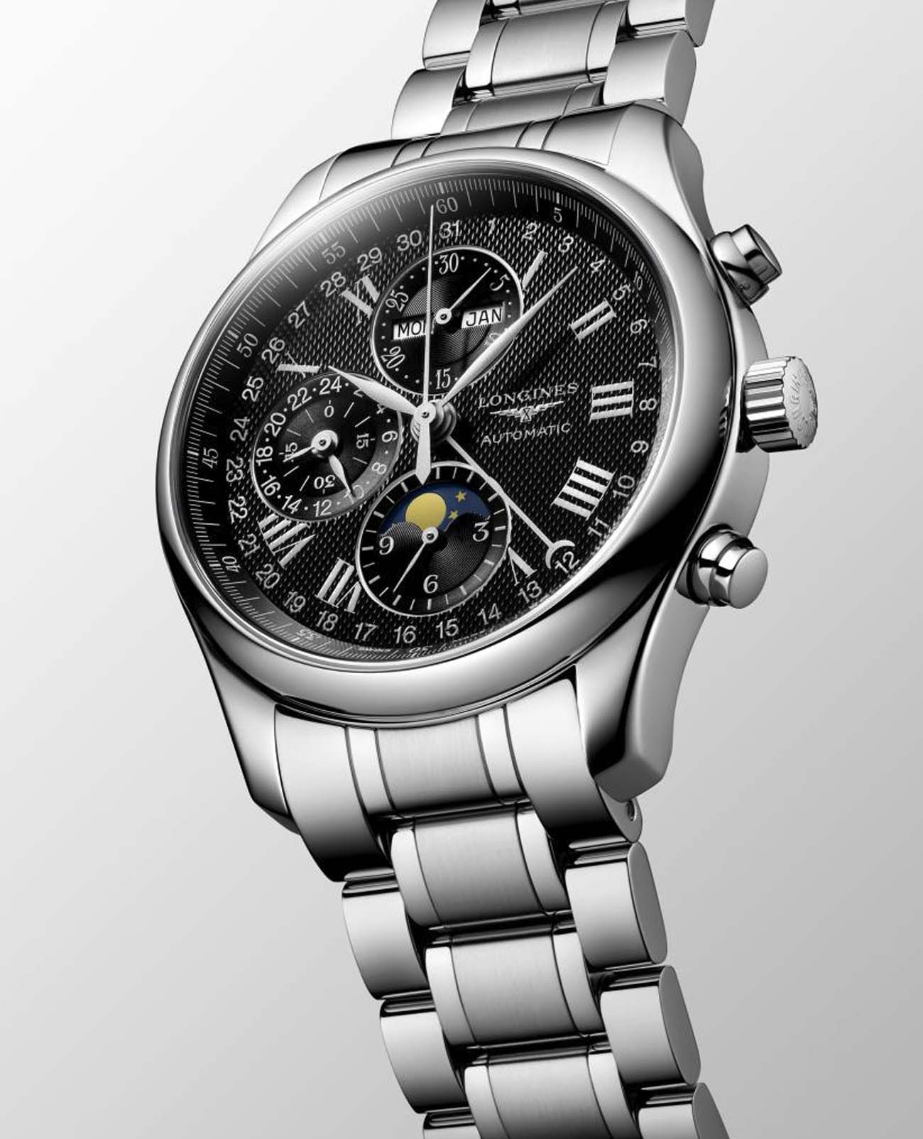 Оригинальные часы Longines Longines Master Collection L2.773.4.51.6 механические калибр механизма l687 общий вид