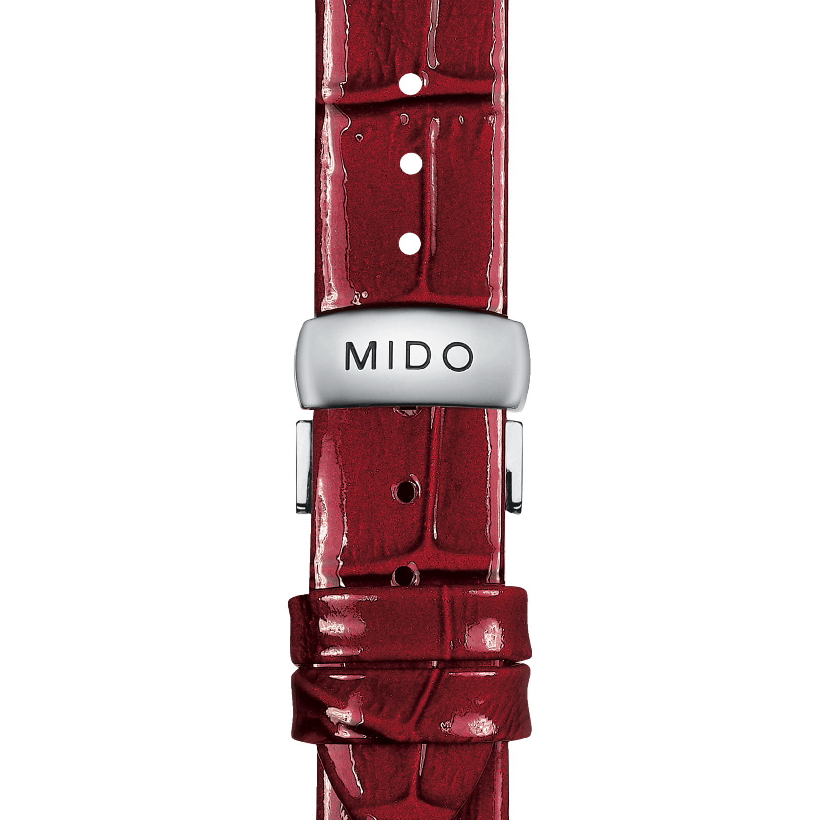 Mido Mido Baroncelli Lady Day & Night M039.207.16.106.00  — детали корпуса и кожаный