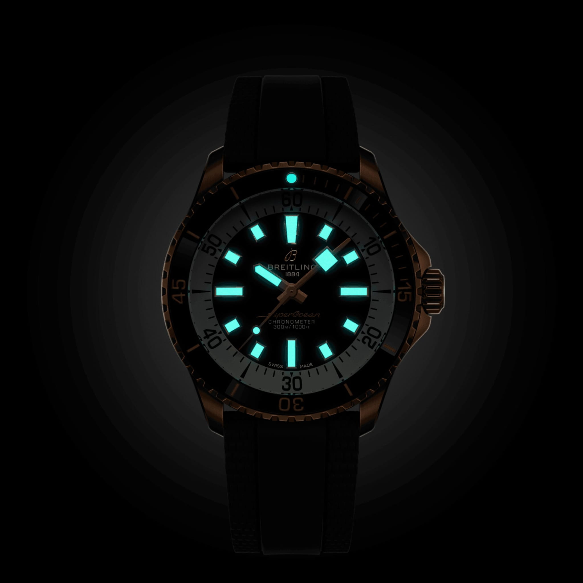 Breitling Breitling Superocean Automatic 42 R17375211B1S1 мужские часы черный циферблат на запястье