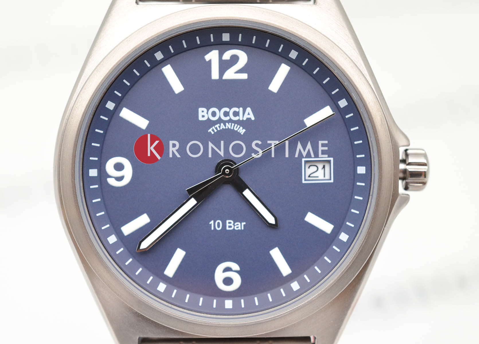 Boccia Titanium Boccia Titanium 3663-02,  германия мужские часы на браслете титановый боковой вид