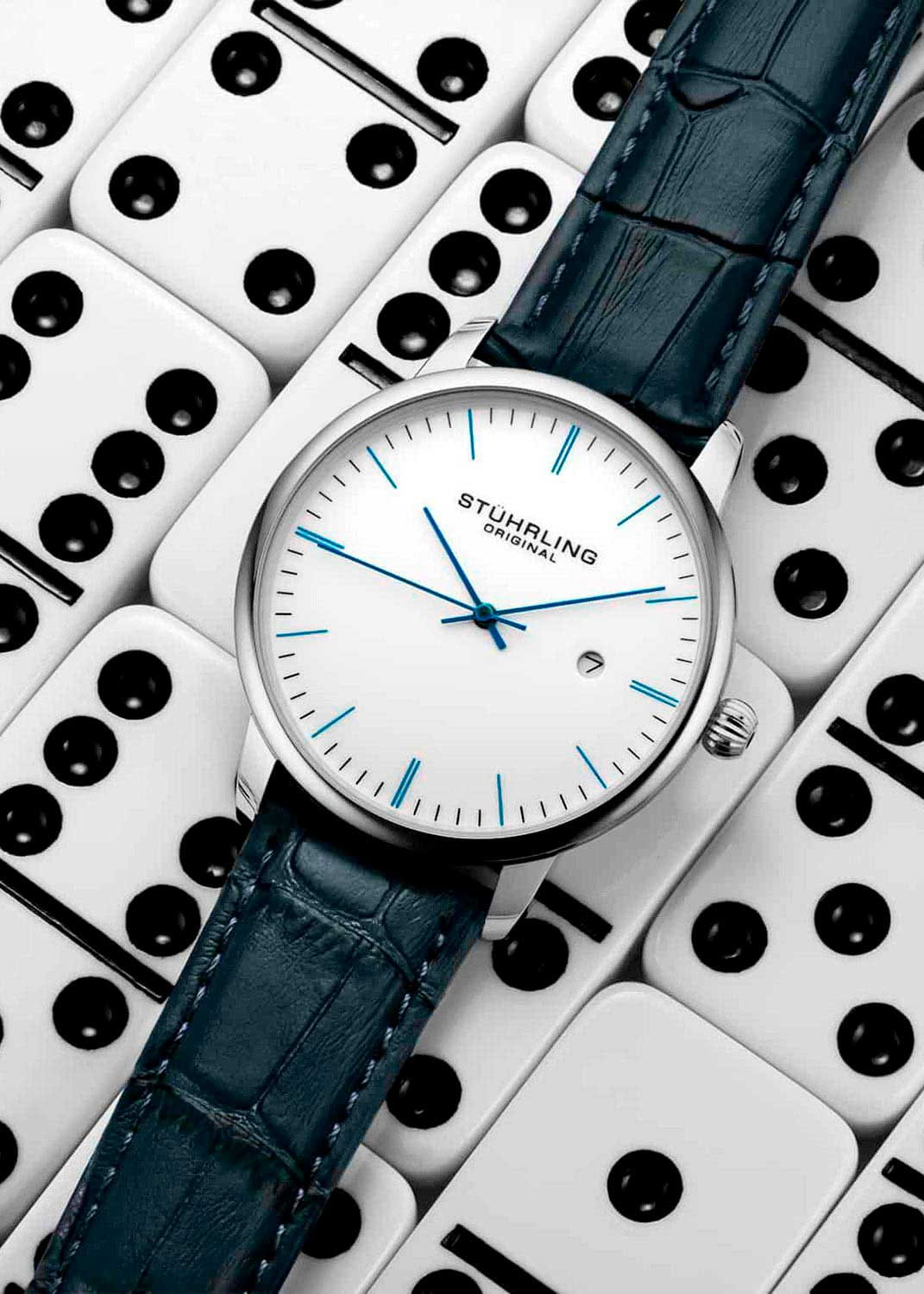 Stuhrling Stuhrling Symphony 3997.3 мужские часы белый циферблат на запястье