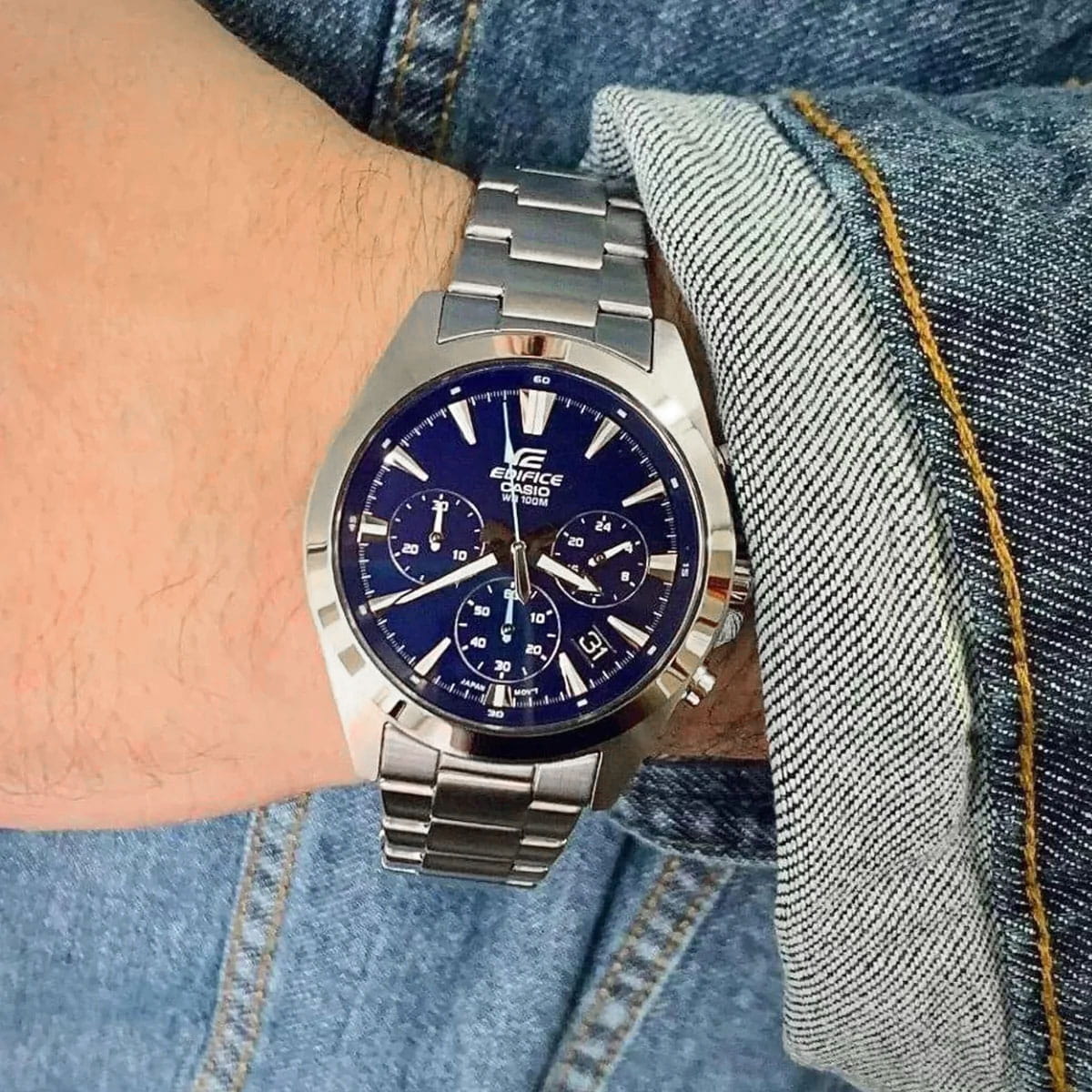 Casio Casio Edifice EFV-630D-2AVUDF (EFV-630D-2A) EFV, наручные мужские часы фото под углом