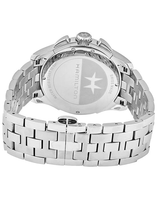 Оригинальные часы Hamilton Hamilton Jazzmaster Chrono Quartz H32612131 кварцевые калибр механизма eta 251.274 общий вид
