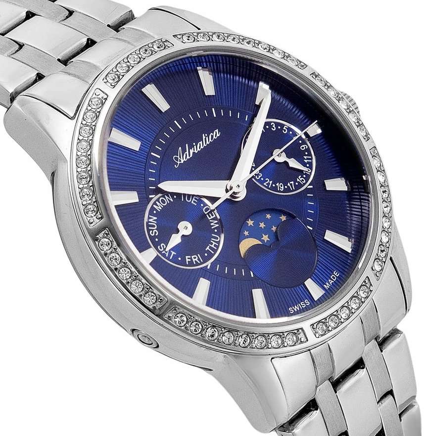 Adriatica Adriatica Moonphase A3601.5115QFZ , наручные женские часы фото под углом