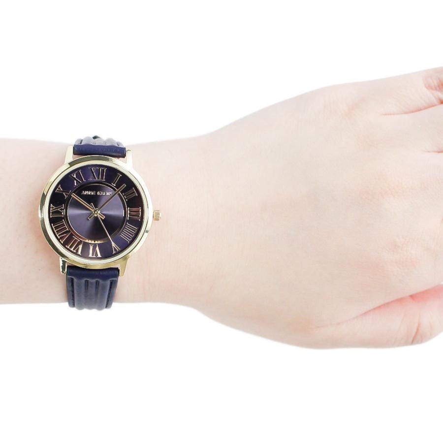 Оригинальные часы Anne Klein Anne Klein Leather 3836GPNV в фирменной упаковке от производителя
