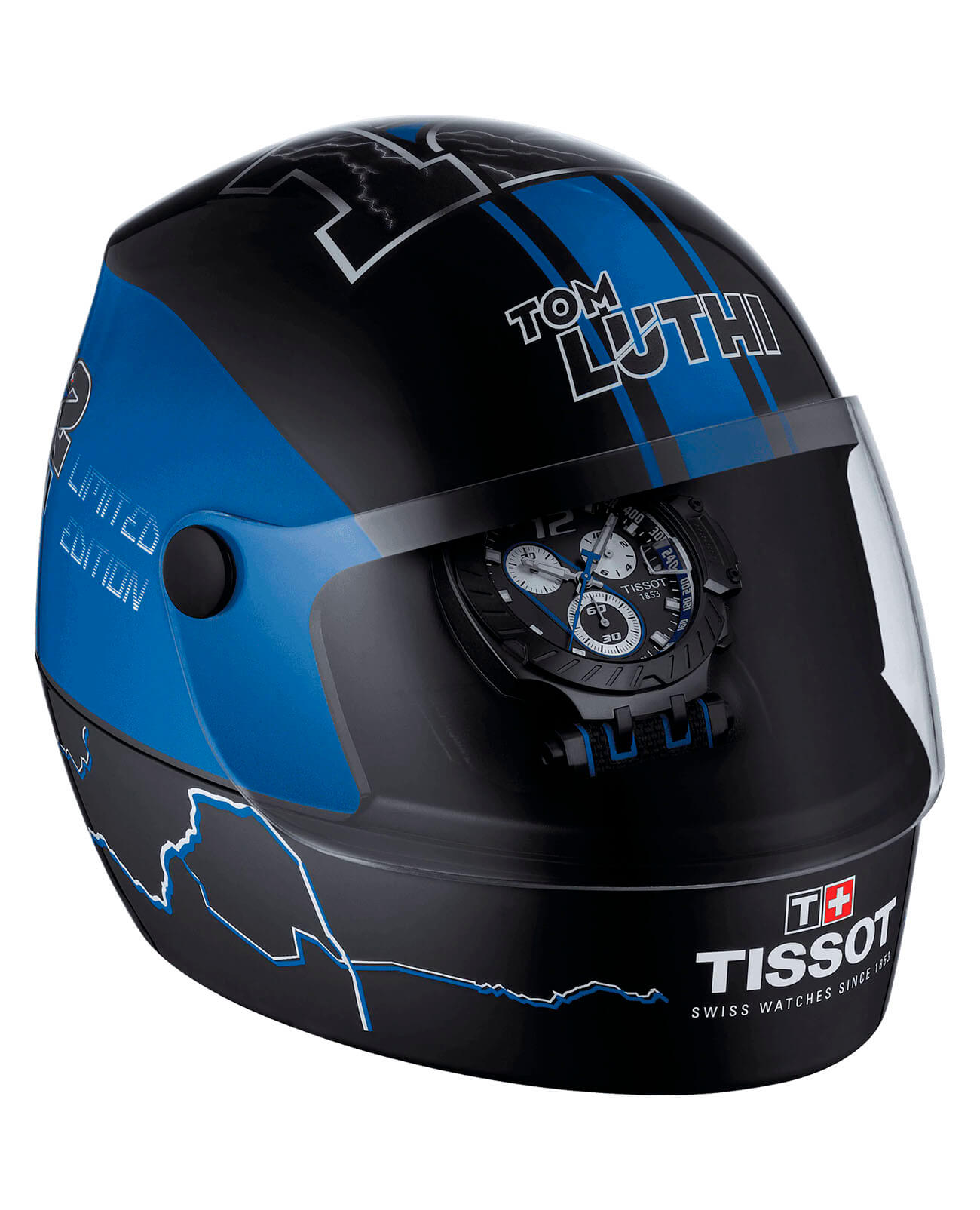 Tissot Tissot T-Race Thomas Luthi 2019 T115.417.37.057.03 мужские часы черный циферблат на запястье