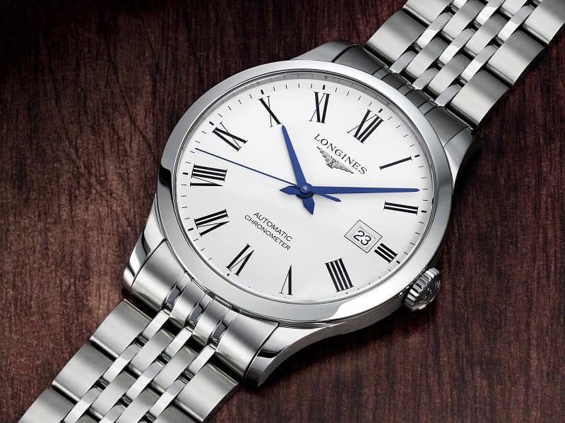 Longines Longines Record Collection L2.821.4.11.6  — детали корпуса и нержавеющая сталь