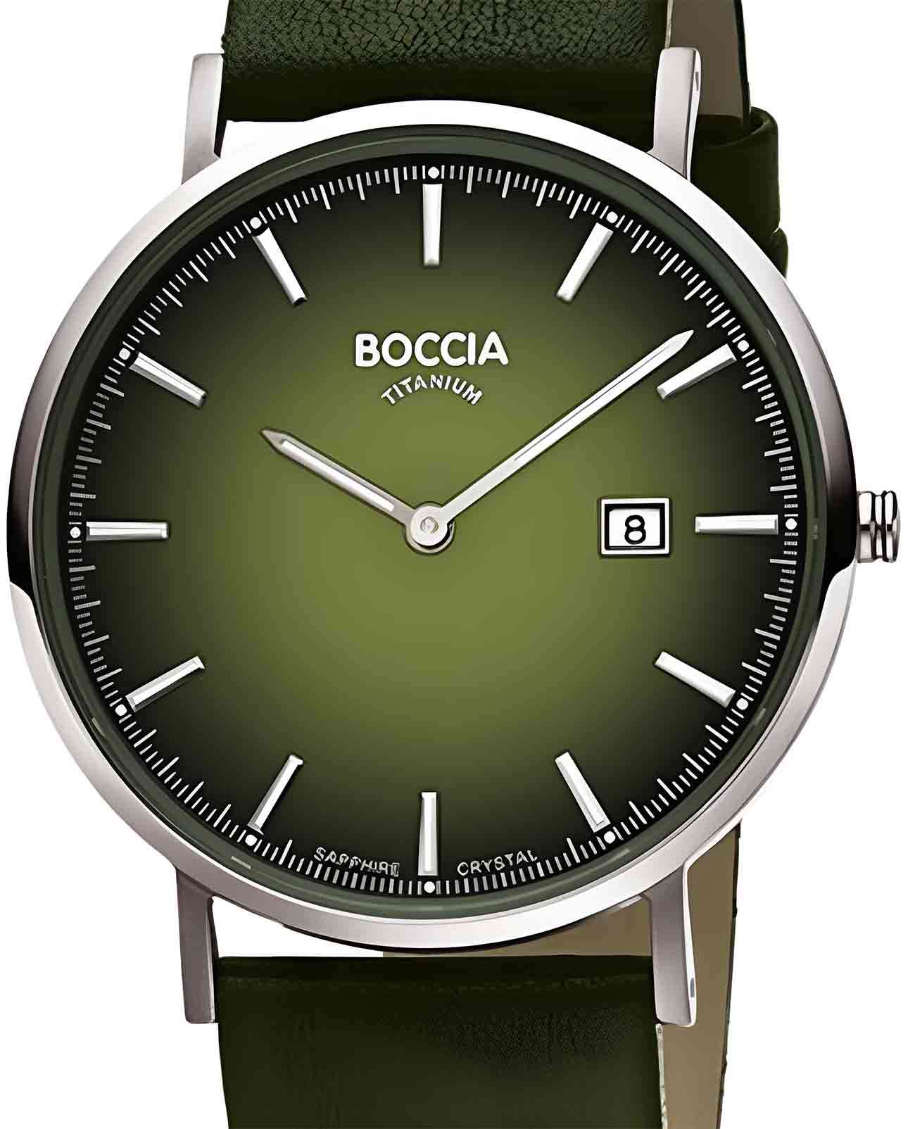 Boccia Titanium Boccia Titanium 3648-03 , наручные мужские часы фото под углом