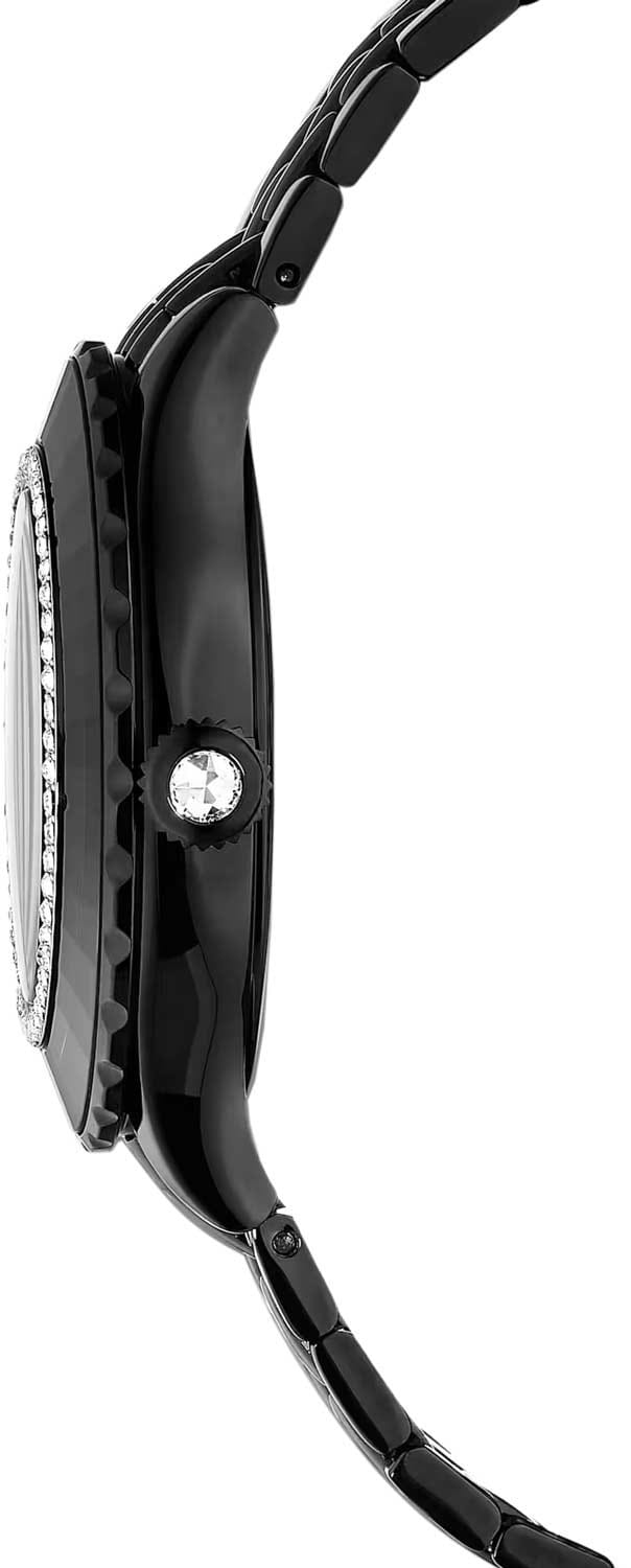 Swarovski Swarovski Octea Moon 5677497 кварцевые женские часы часы крупный план черный циферблата