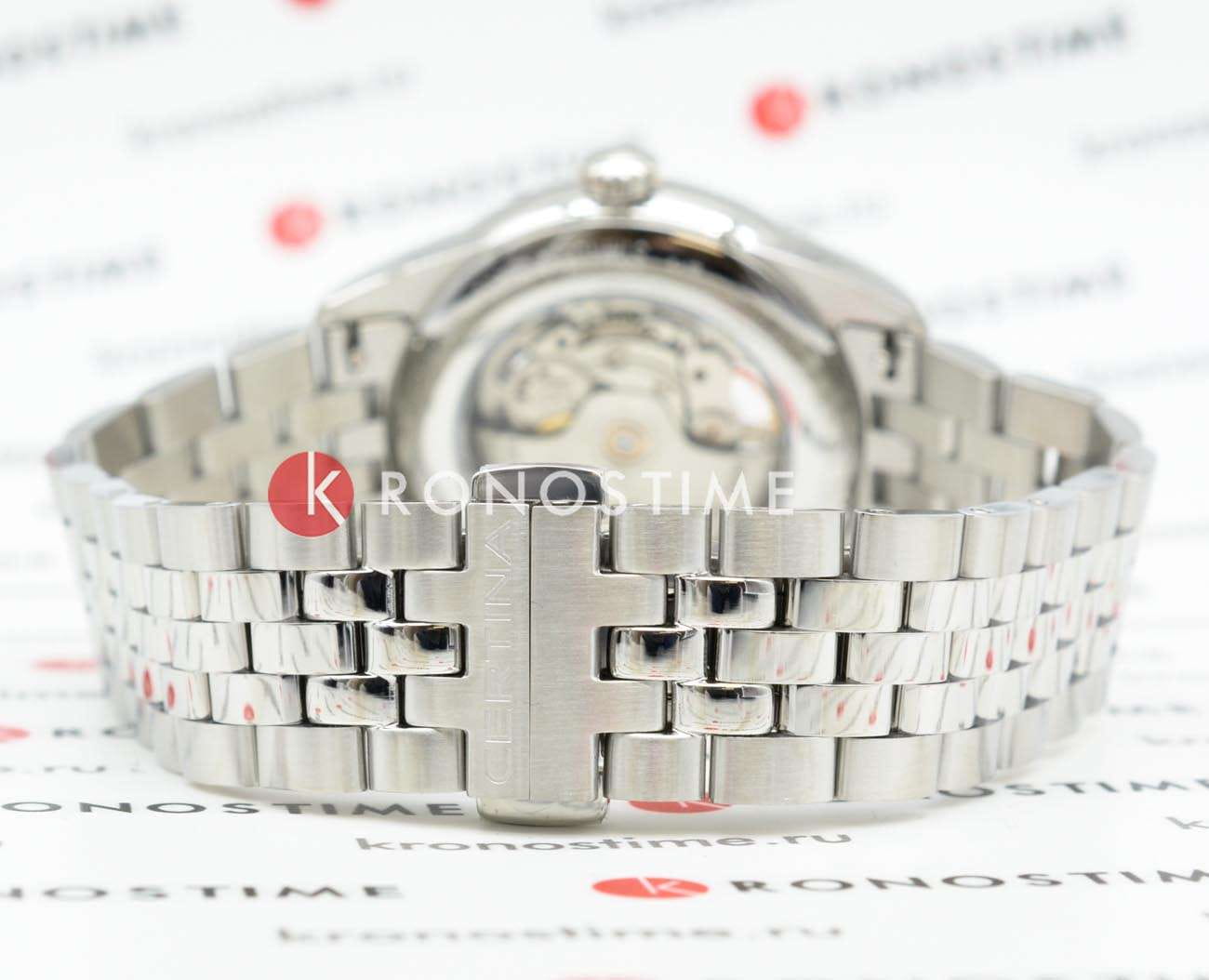 Certina Certina DS-1 Skeleton C029.907.11.041.00 механические мужские часы часы крупный план синий циферблата