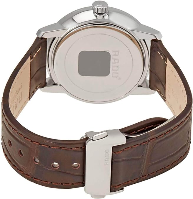 Rado Rado Coupole R22864035, coupole швейцария мужские часы на браслете кожаный боковой вид