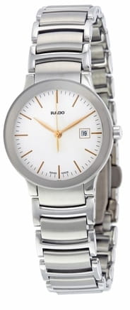 Rado Rado Centrix R30928123, centrix швейцария женские часы на браслете сталь + керамические вставки боковой вид