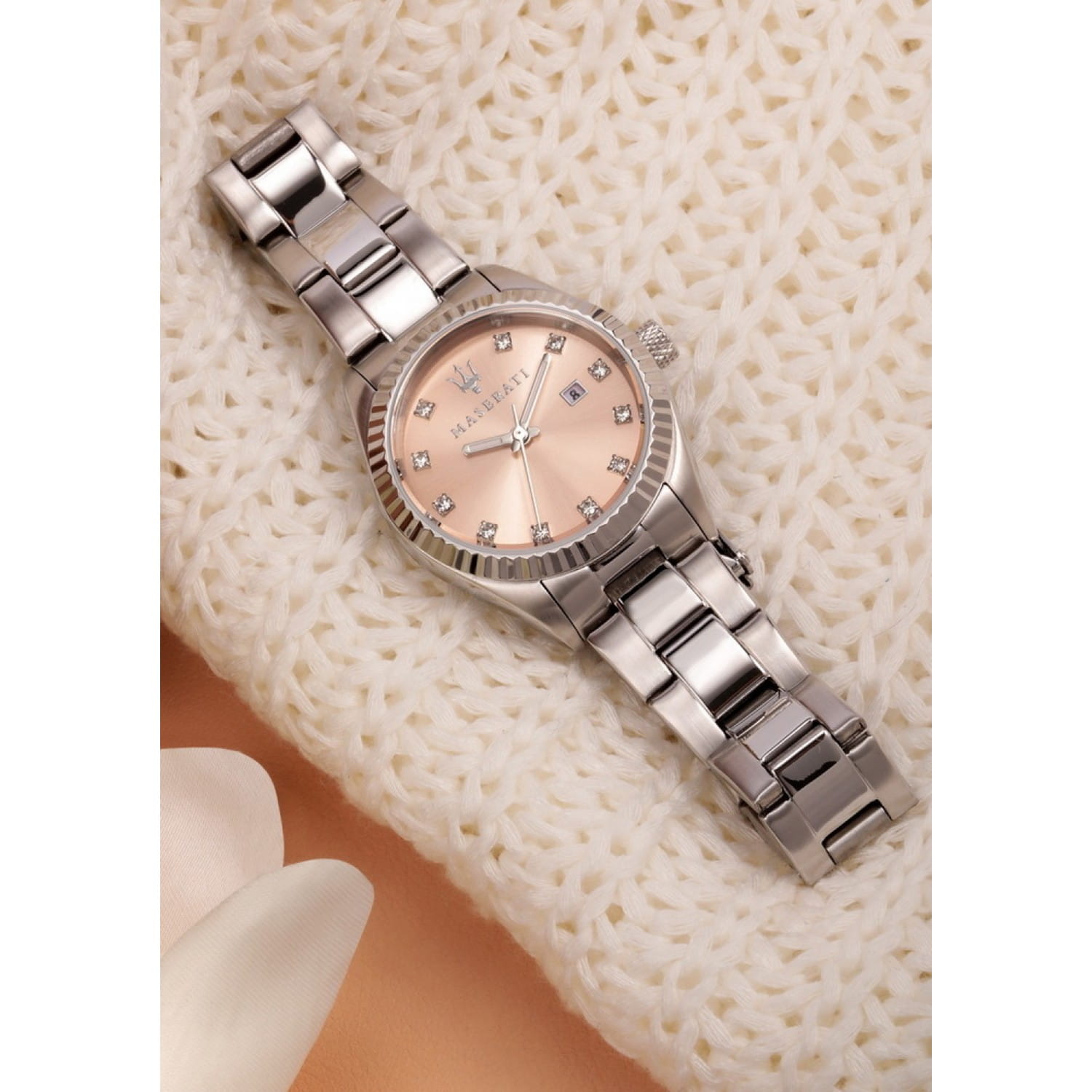 Maserati Maserati Competition Lady R8853100509 женские часы розовый циферблат на запястье