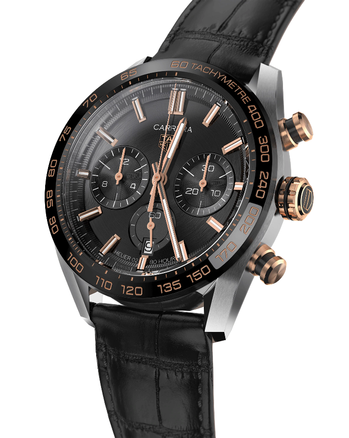 TAG Heuer TAG Heuer Carrera CBN2A5A.FC6481 мужские часы черный циферблат на запястье