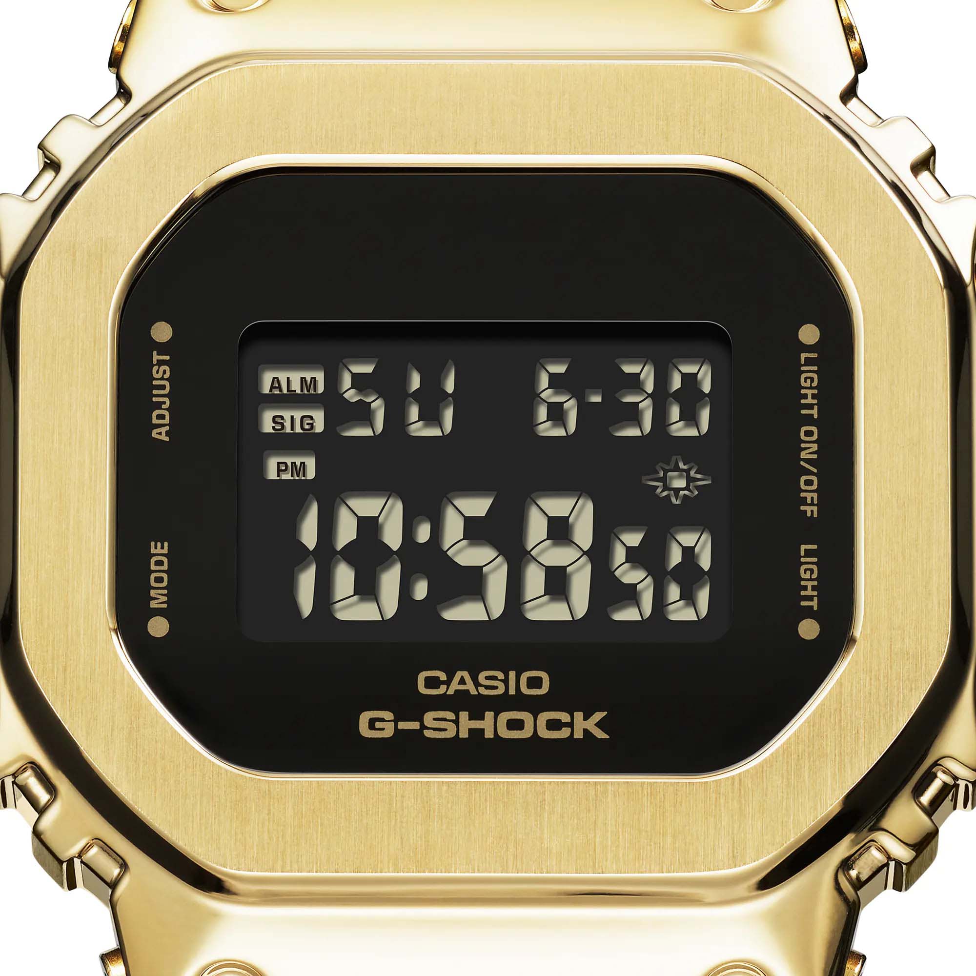 Casio Casio G-Shock GM-S5600GB-1DR (GM-S5600GB-1) GM — детали корпуса и полимер