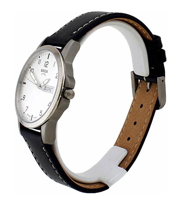 Boccia Titanium Boccia Titanium Circle-Oval 3625-02 , наручные мужские часы фото под углом
