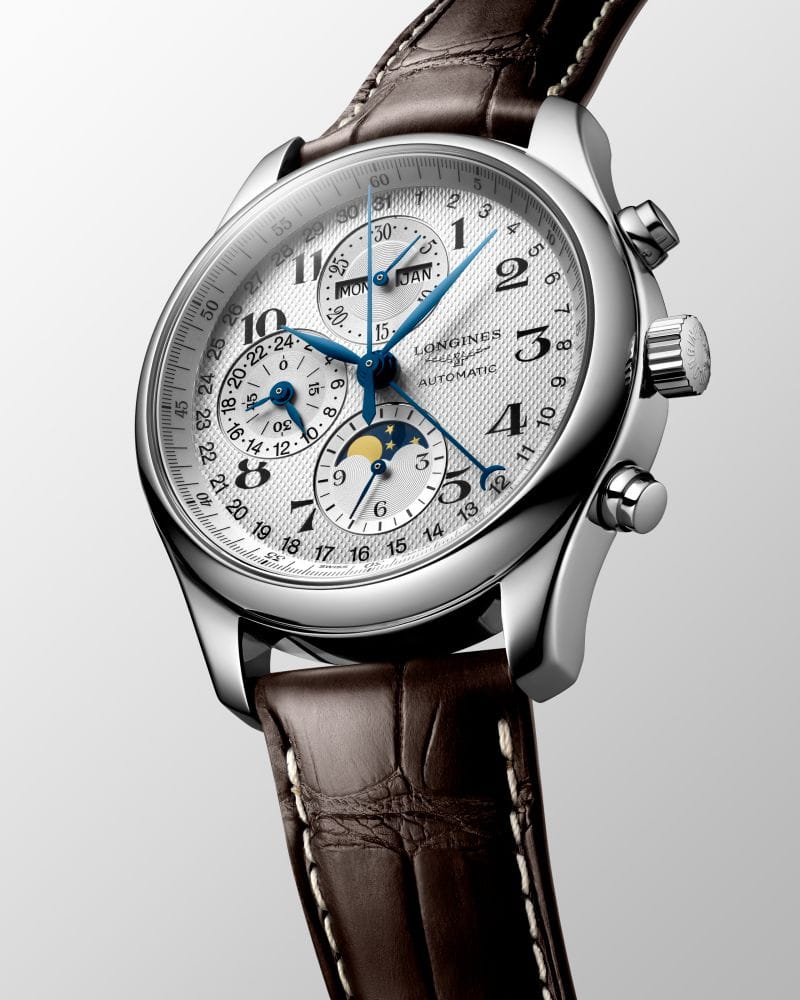 Longines Longines Master Collection L2.773.4.78.3 мужские часы белый циферблат на запястье