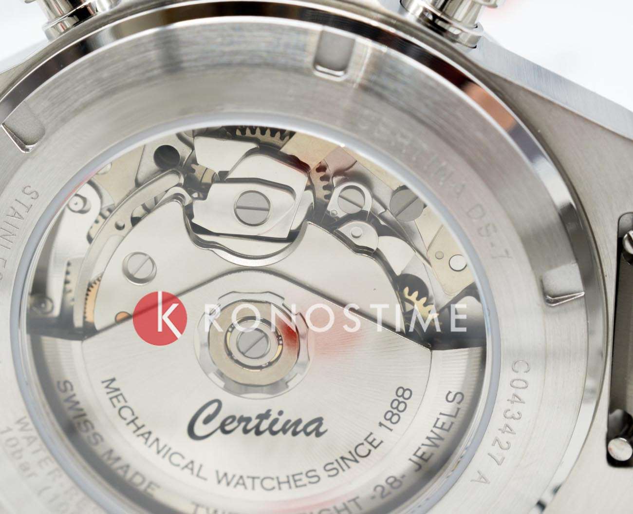 Оригинальные часы Certina Certina DS-7 Chrono Auto C043.427.11.041.00 механические калибр механизма  общий вид
