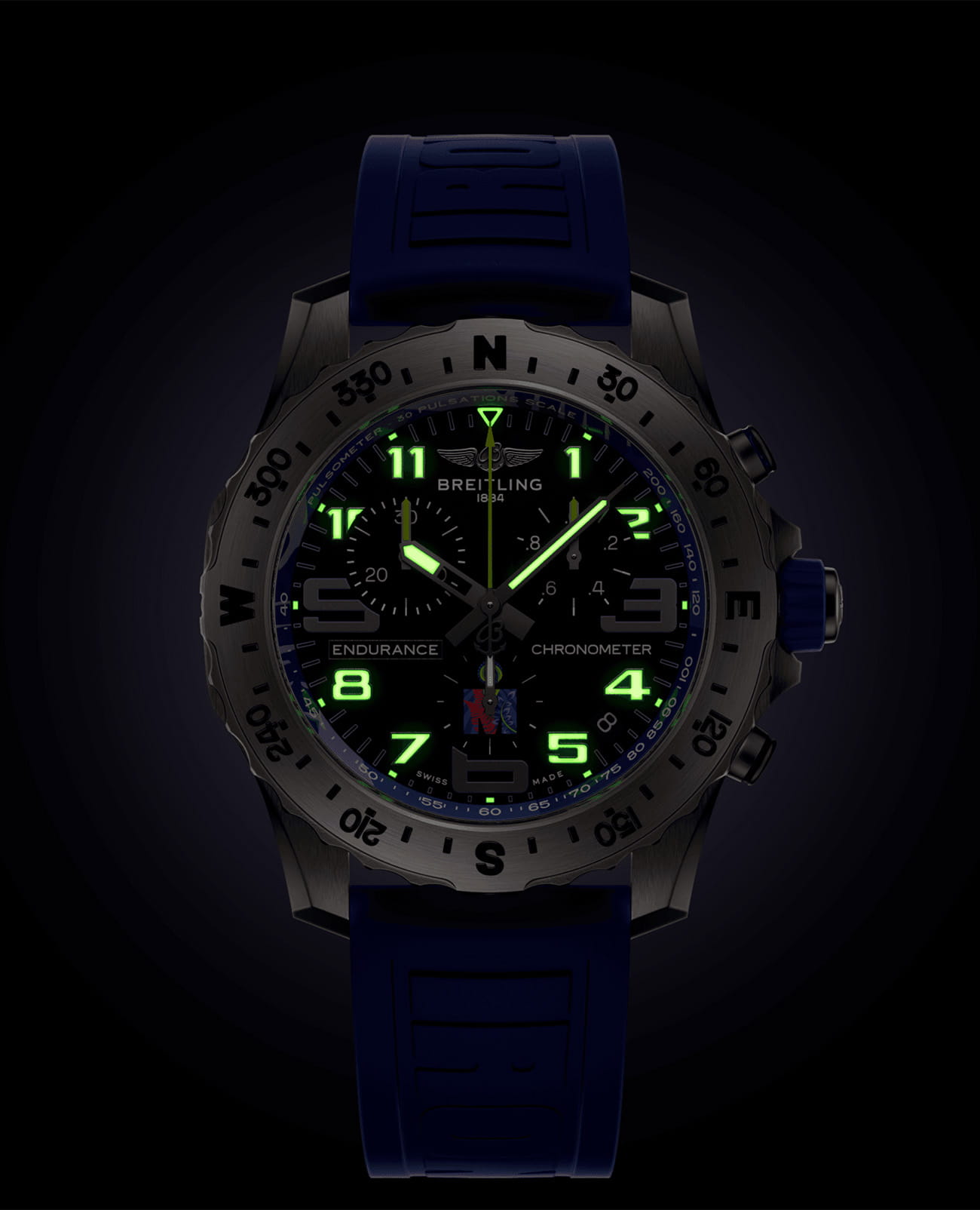 Breitling Breitling Endurance Pro 44 IRONMAN World Championship 2024 мужские часы серый циферблат на запястье