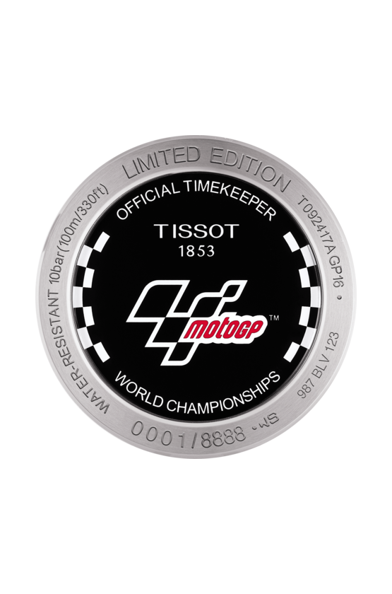 Tissot Tissot T-Race Motogp 2016 Chronograph T092.417.27.207.00, t-sport швейцария мужские часы на браслете каучук боковой вид