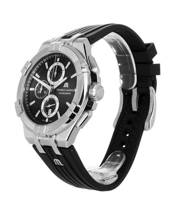 Оригинальные часы Maurice Lacroix Maurice Lacroix Aikon Chronograph AI1018-SS001-330-2 кварцевые калибр механизма  общий вид