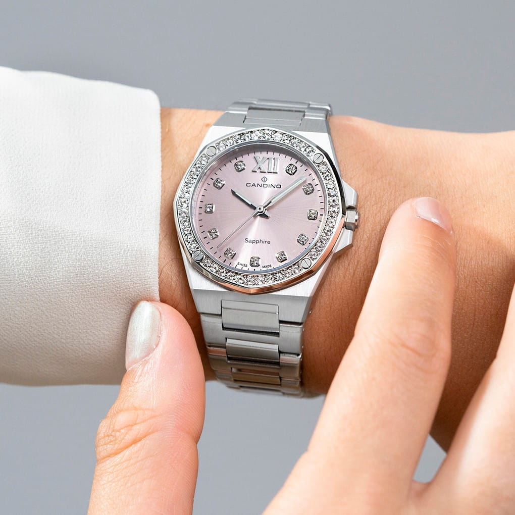 Candino Candino Lady Elegance C4751/4,  швейцария женские часы на браслете нержавеющая сталь боковой вид