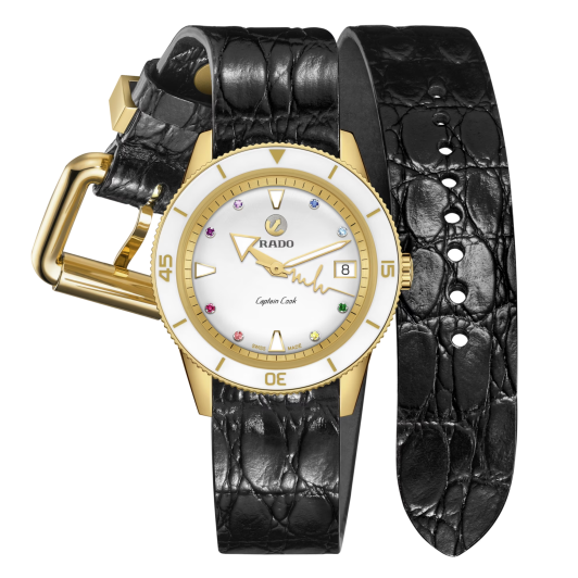 Rado Rado  Captain Cook x Marina Hoermanseder Heartbeat R32117708 Automatic - задняя крышка сталь металл корпуса, швейцария часы