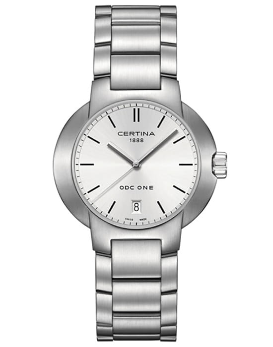 Certina Certina Odc One C260.1110.42.10  C26011104210 кварцевые женские часы серебристый циферблат, браслет нержавеющая сталь — вид спереди