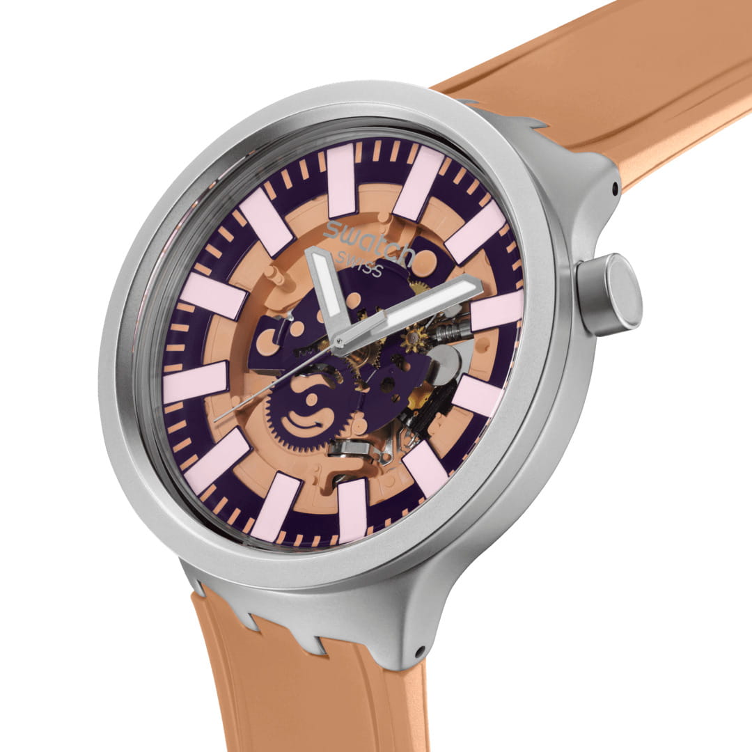 Swatch Swatch Big Bold Irony Lacquered SB07S119 , наручные мужские часы фото под углом