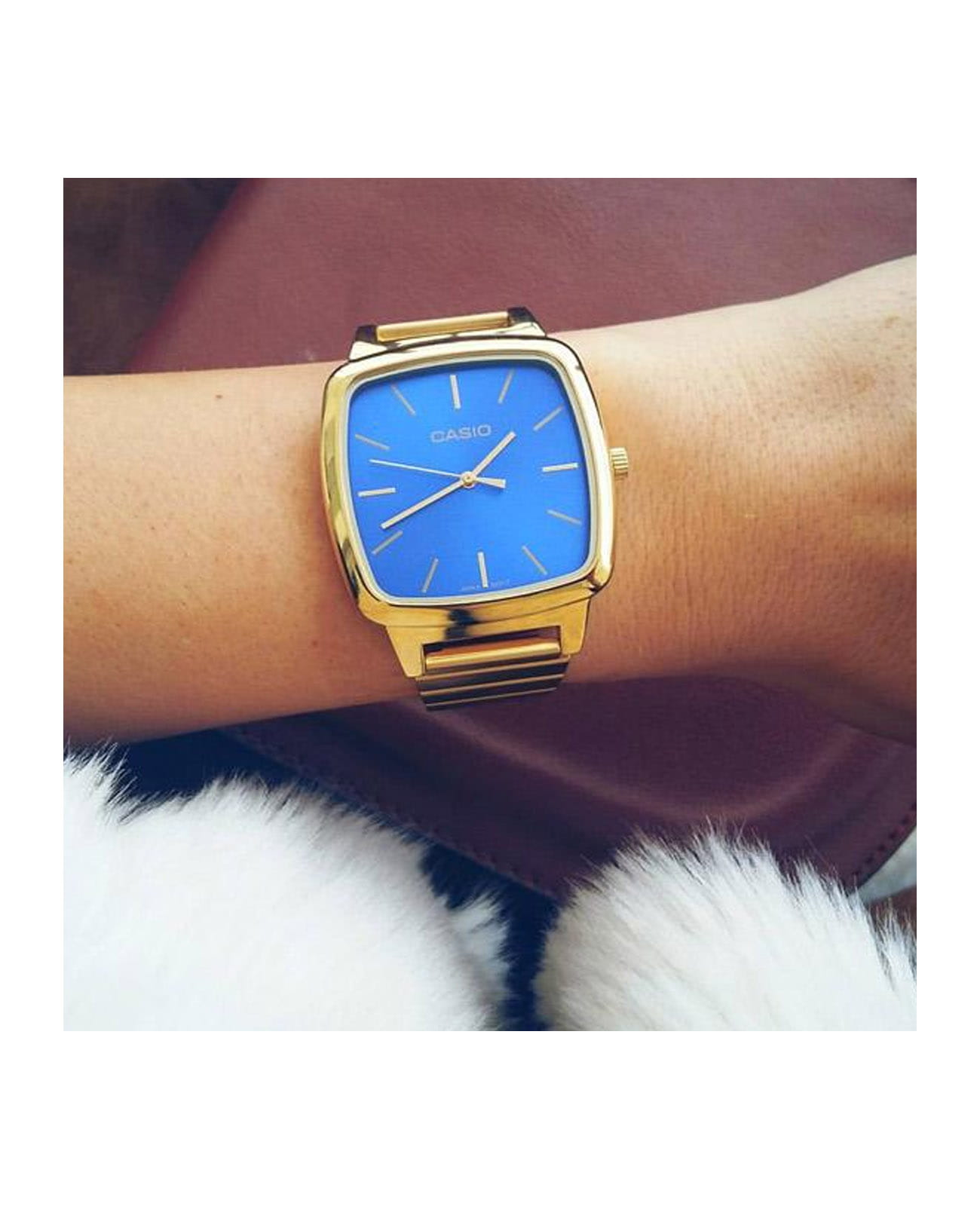 Casio Casio Collection LTP-E117G-2AEF , наручные женские часы фото под углом