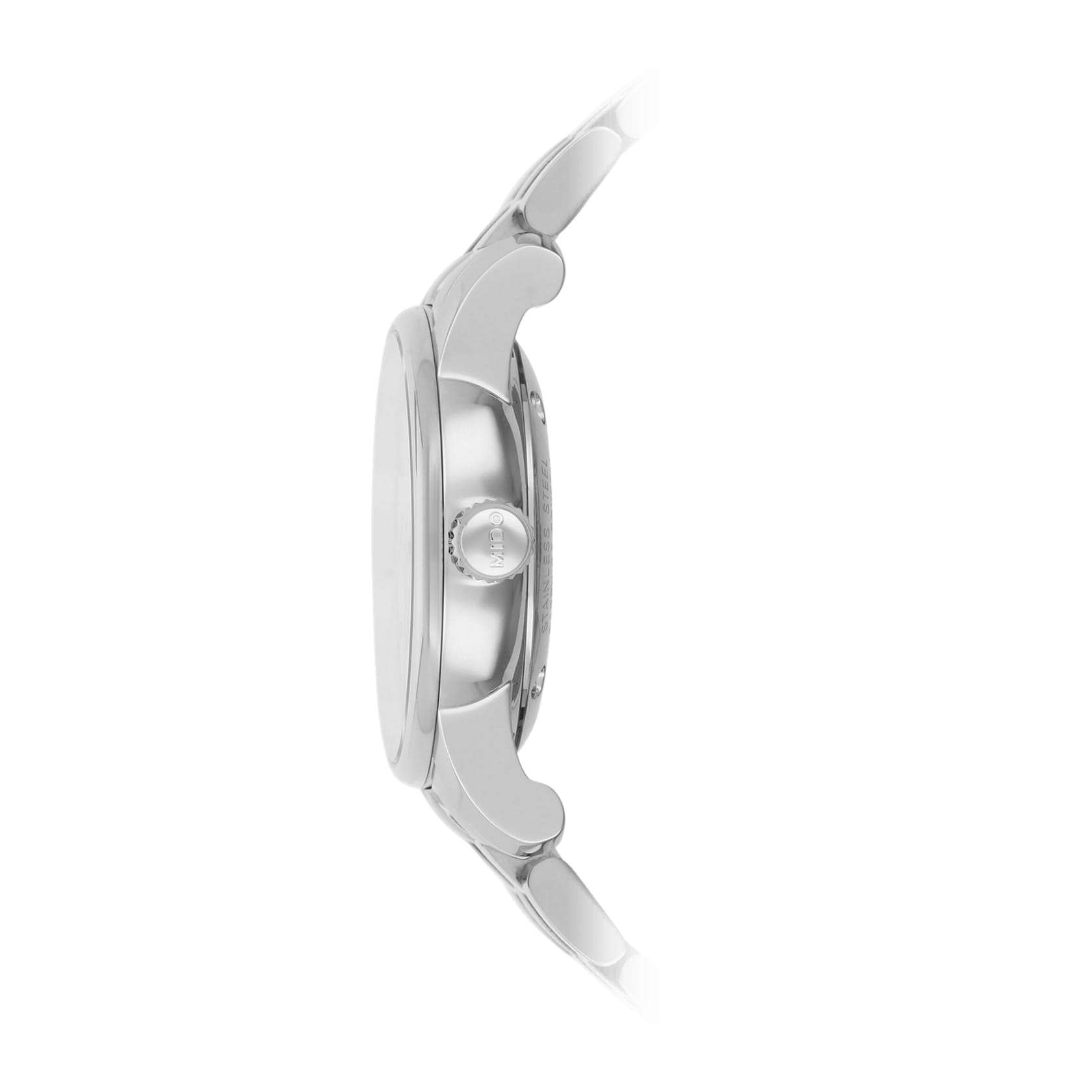 Mido Mido Baroncelli M7600.4.69.1, baroncelli швейцария женские часы на браслете нержавеющая сталь боковой вид