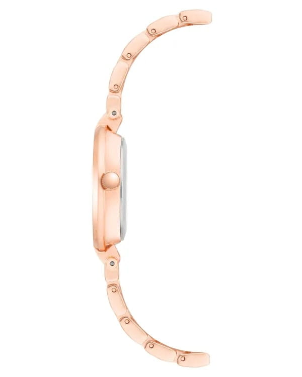 Anne Klein Anne Klein Metals 3918BKRG,  сша женские часы на браслете сталь c pvd покрытием боковой вид