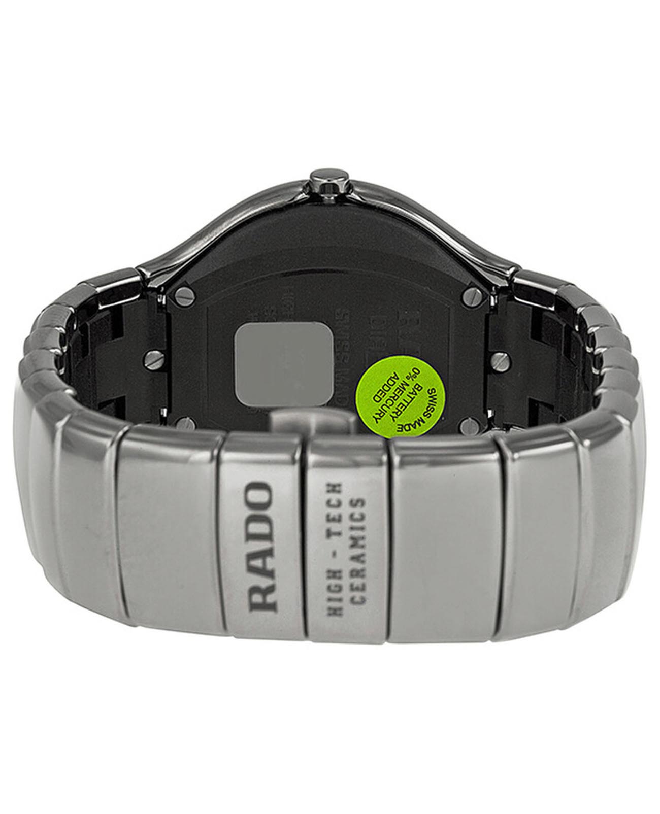 Rado Rado True R27654742, true швейцария мужские часы на браслете высокотехнологичная плазменная керамика боковой вид