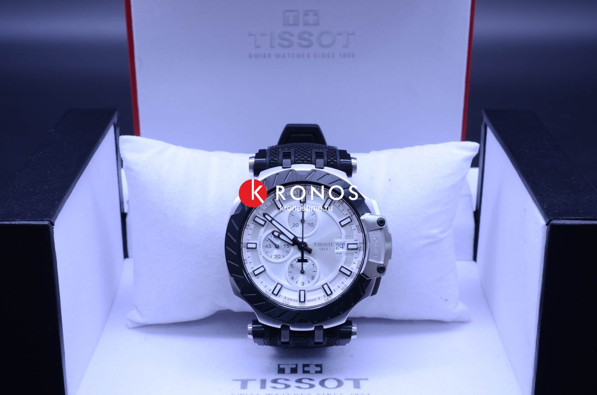 Оригинальные часы Tissot Tissot T-Race Automatic Chronograph T115.427.27.031.00 механические калибр механизма c01.211 общий вид