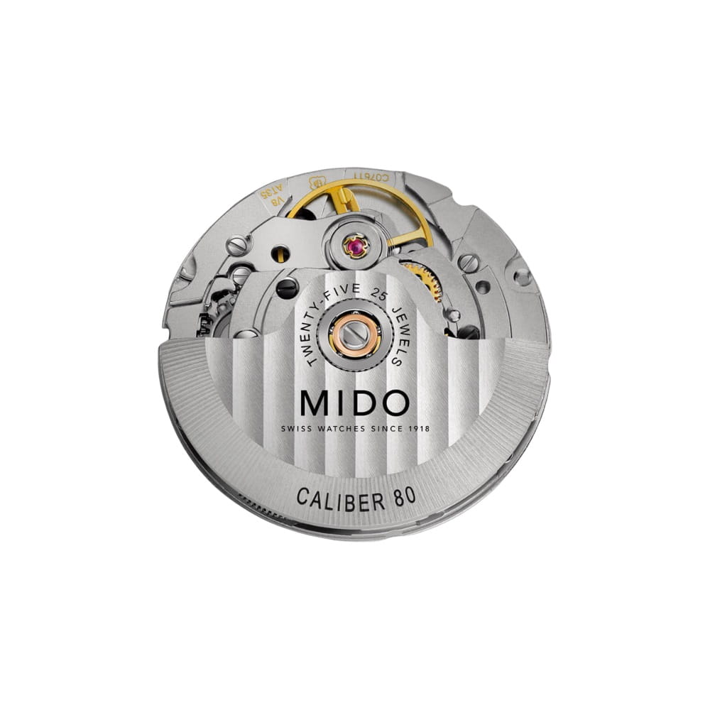 Оригинальные часы Mido Mido Baroncelli Signature M037.407.16.031.01 механические калибр механизма mido calibre 80 (на базе eta c07.611) общий вид
