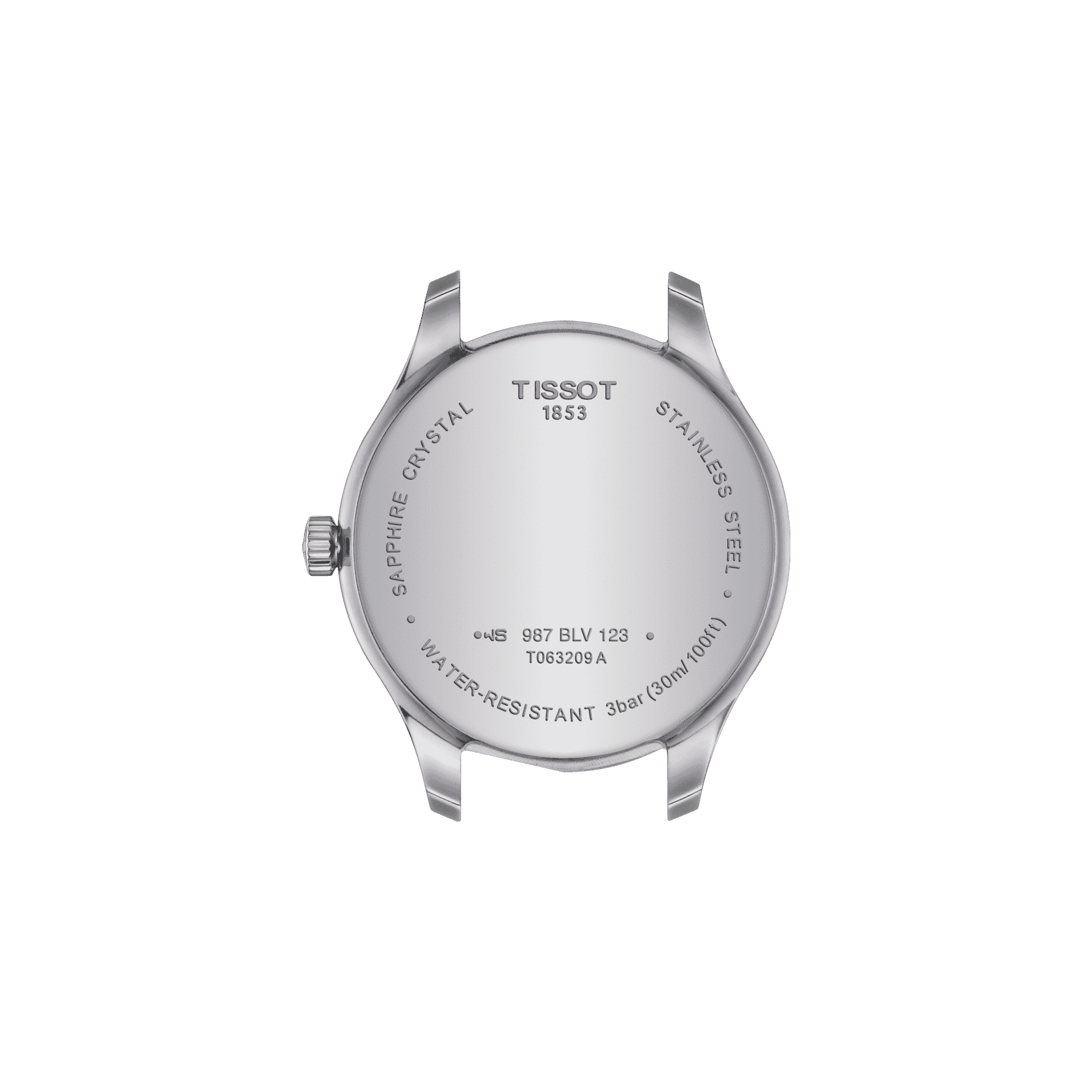Tissot Tissot Tradition 5.5 Lady T063.209.11.048.00, t-classic швейцария женские часы на браслете нержавеющая сталь боковой вид