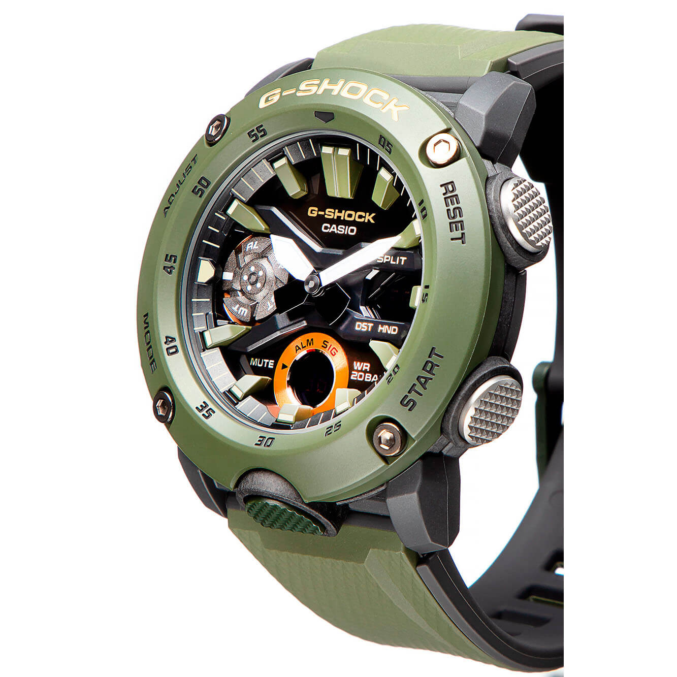 Casio Casio G-Shock GA-2000-3A электронные часы с аксессуарами мужские часы модель GA-2000-3A