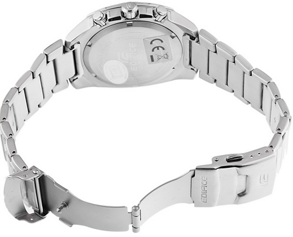 Casio Casio Edifice EFR-553D-5B, edifice япония мужские часы на браслете 18-каратное желтое золото боковой вид